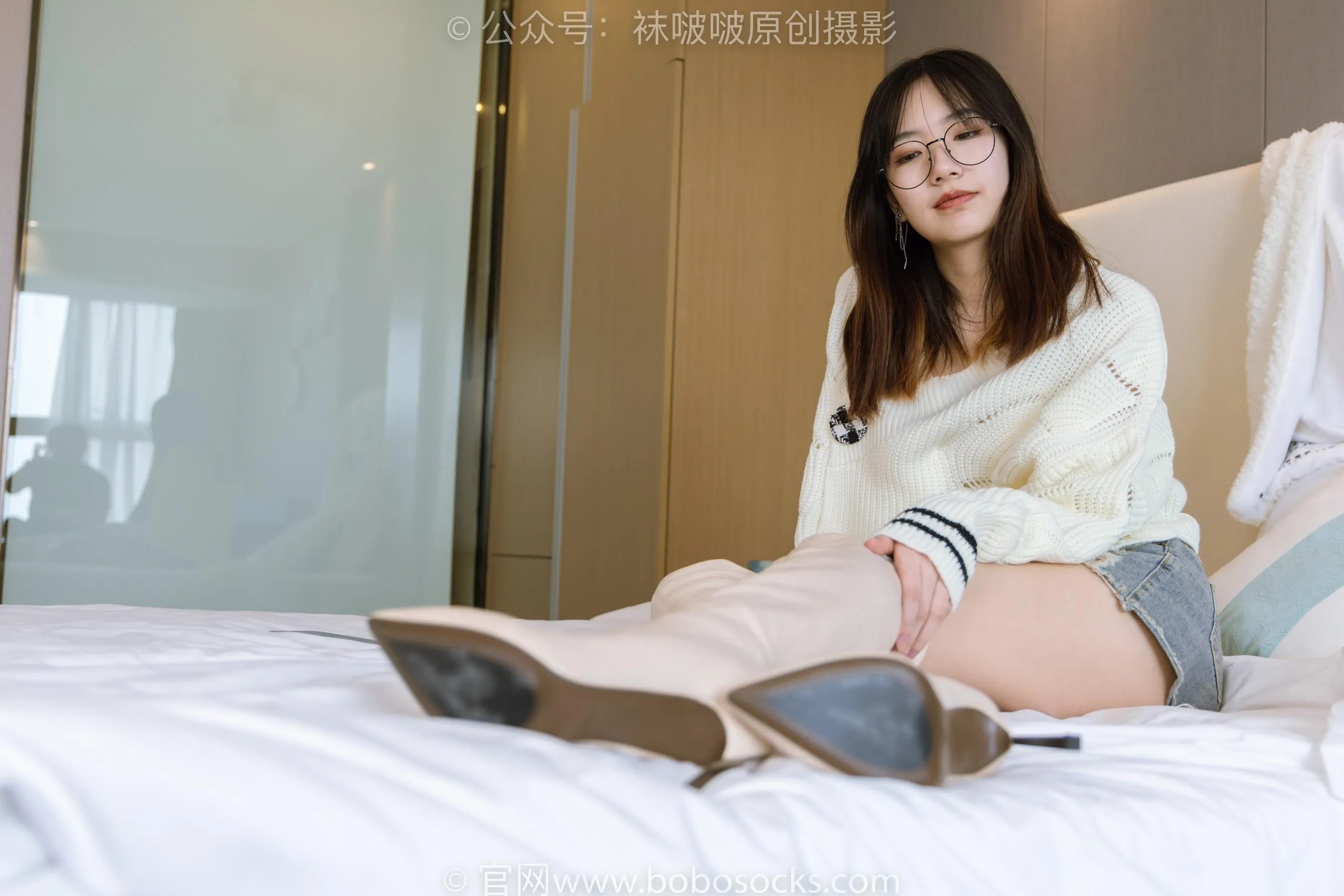 [BoBoSocks袜啵啵]NO.222 小甜豆-长靴、白棉袜、裸足[23] [47P]插图